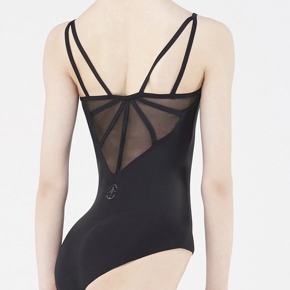 Wear Moi Other - Wear Moi Caprice Strappy Mesh Black Leotard XS